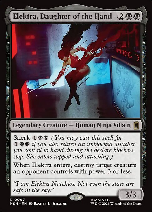 ザ・ハンドのくノ一、エレクトラ/Elektra, Daughter of the Hand [MSH][FOIL]