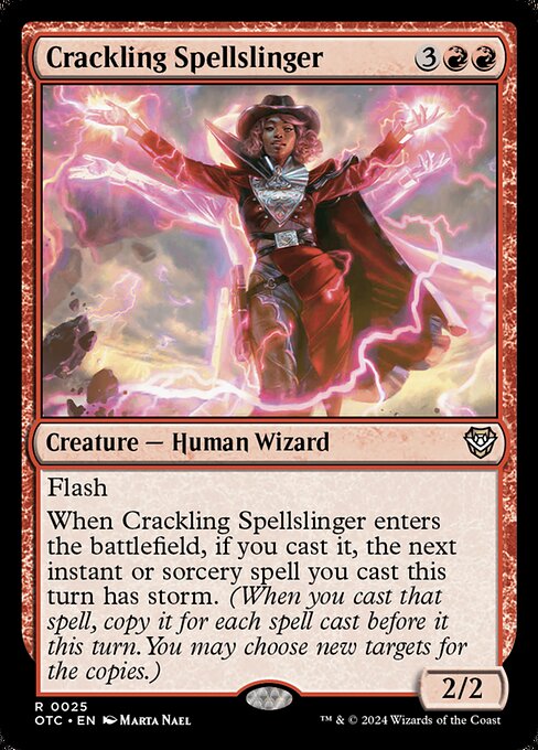 弾ける呪文飛ばし/Crackling Spellslinger [OTC][FOIL]