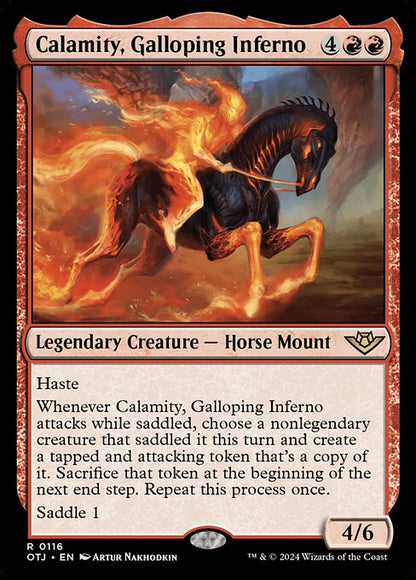 早駆ける業火、カラミティ/Calamity, Galloping Inferno [OTJ][FOIL]