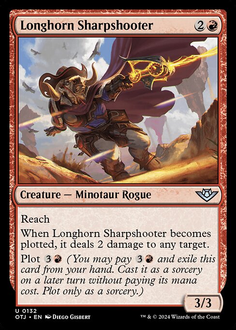 長角の名手/Longhorn Sharpshooter [OTJ][FOIL]