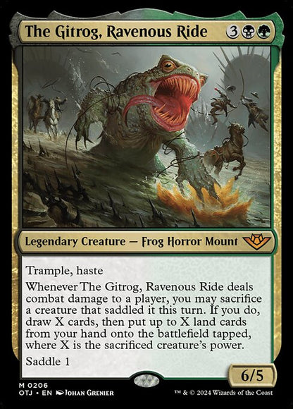 貪欲な乗りもの、ギトラグ/The Gitrog, Ravenous Ride [OTJ][FOIL]