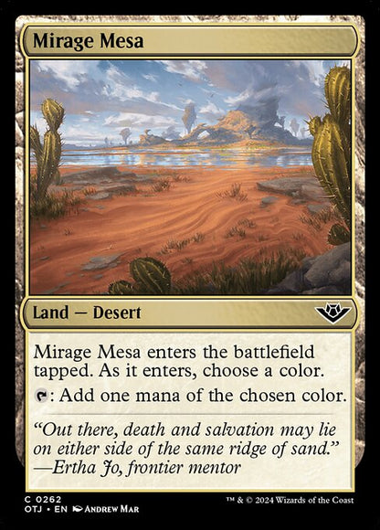 蜃気楼の台地/Mirage Mesa [OTJ][FOIL]