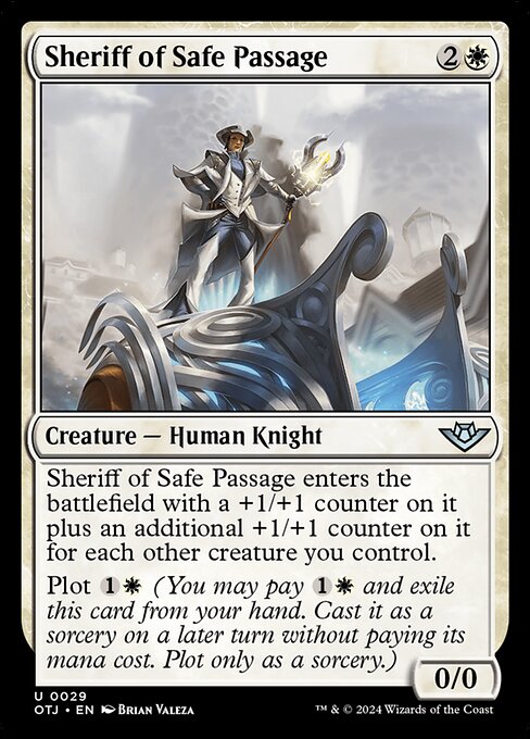 安全な道の保安官/Sheriff of Safe Passage [OTJ][FOIL]