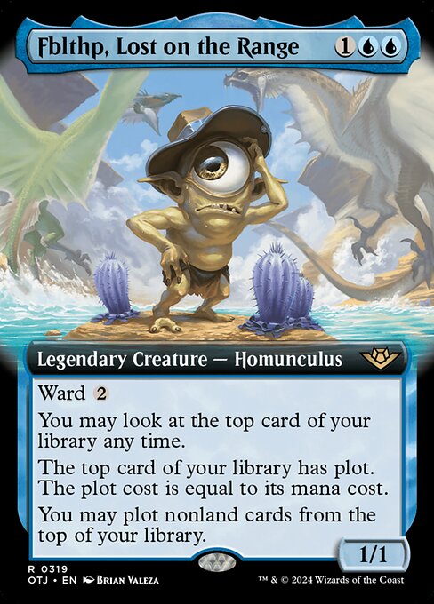 牧場の迷い子、フブルスプ/Fblthp, Lost on the Range [OTJ-BF][拡張アート]