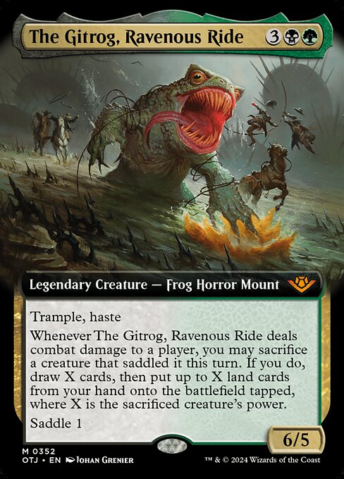 貪欲な乗りもの、ギトラグ/The Gitrog, Ravenous Ride [OTJ-BF][拡張アート]