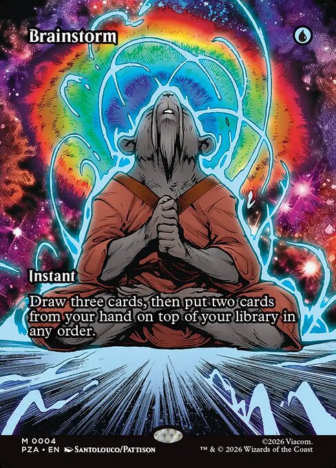 渦まく知識/Brainstorm [PZA][ボーダーレス][FOIL]