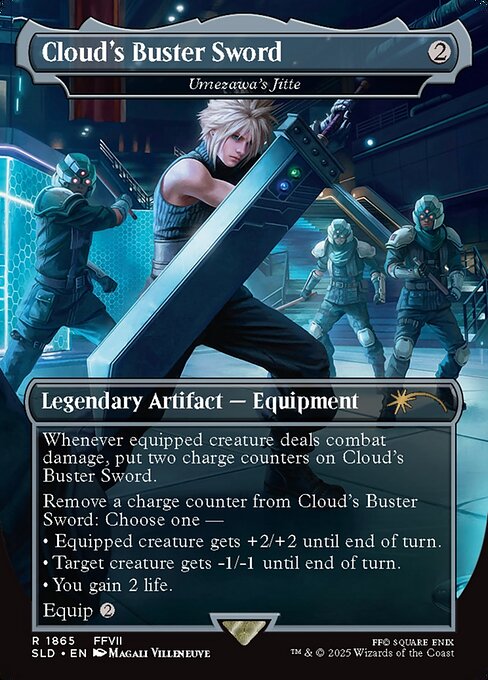 クラウドのバスターソード/Cloud's Buster Sword 《梅澤の十手/Umezawa's Jitte》 [Secret Lair][FOIL]