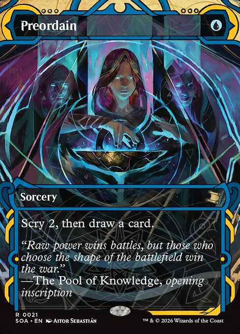 定業/Preordain [SOA][FOIL]
