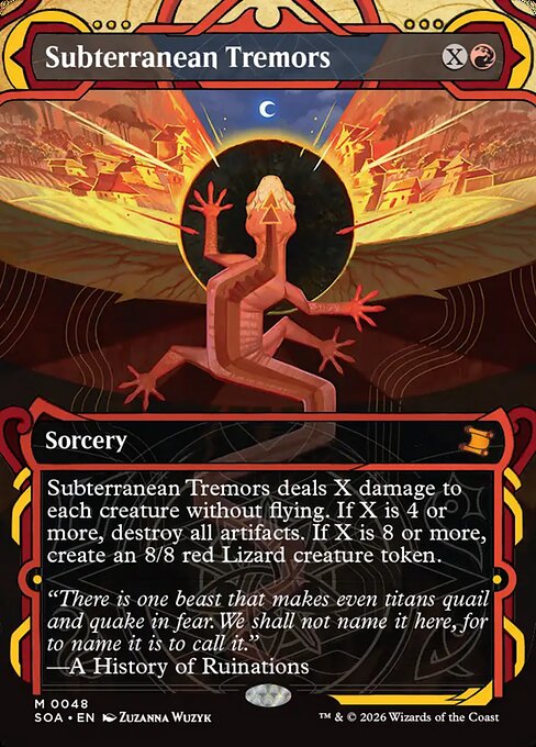 地底の揺れ/Subterranean Tremors [SOA][FOIL]