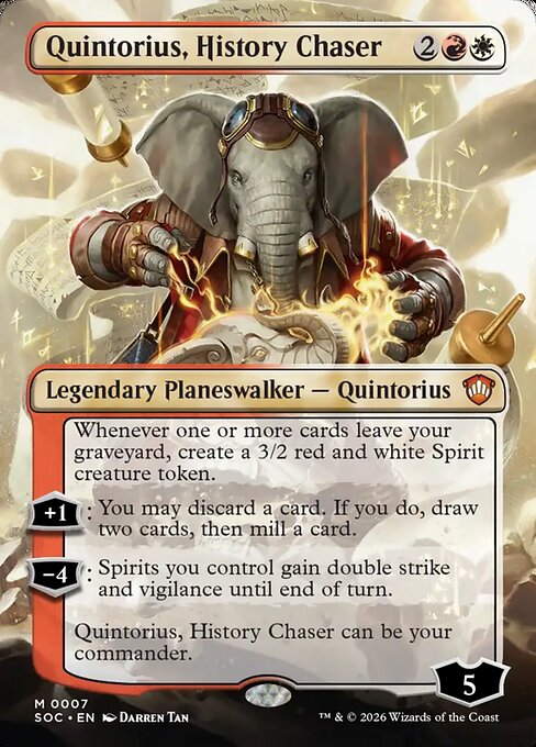 歴史追求者、クイントリウス/Quintorius, History Chaser [SOC][ボーダーレス]