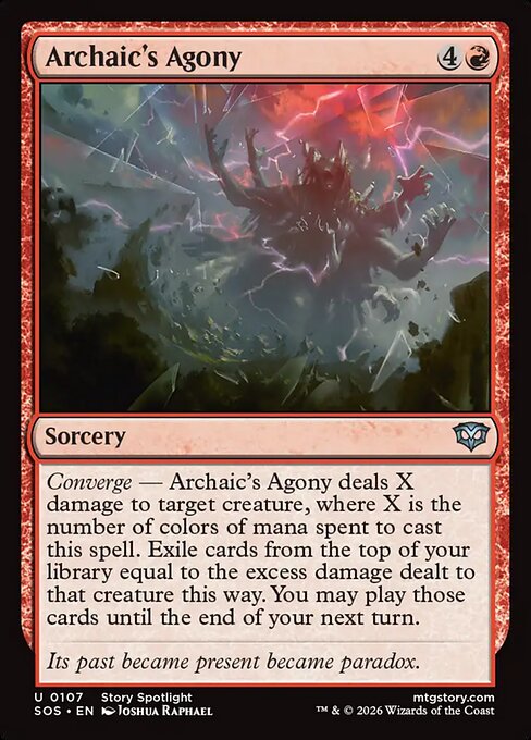 アルカイックの苦悶/Archaic's Agony [SOS][FOIL]