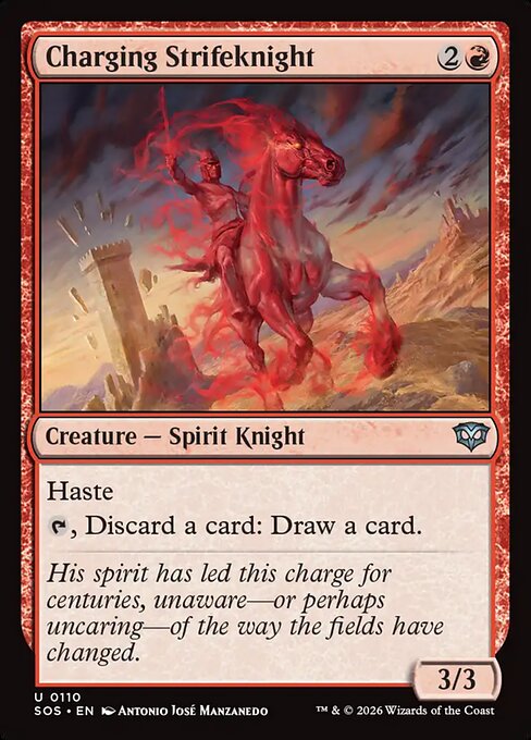 突撃する紛争騎士/Charging Strifeknight [SOS][FOIL]