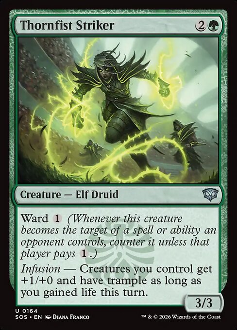 荊棘拳の打撃者/Thornfist Striker [SOS][FOIL]