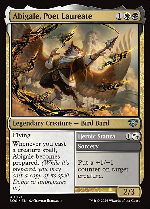 桂冠詩人、アビゲール/Abigale, Poet Laureate - 英雄的一節/Heroic Stanza [SOS][FOIL]