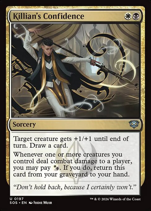 キリアンの自信/Killian's Confidence [SOS][FOIL]