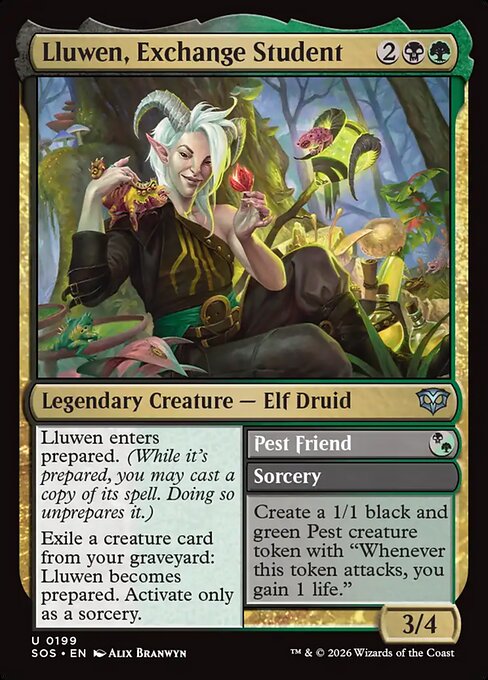 交換留学生、ルーウェン/Lluwen, Exchange Student - 害獣の親友/Pest Friend [SOS][FOIL]