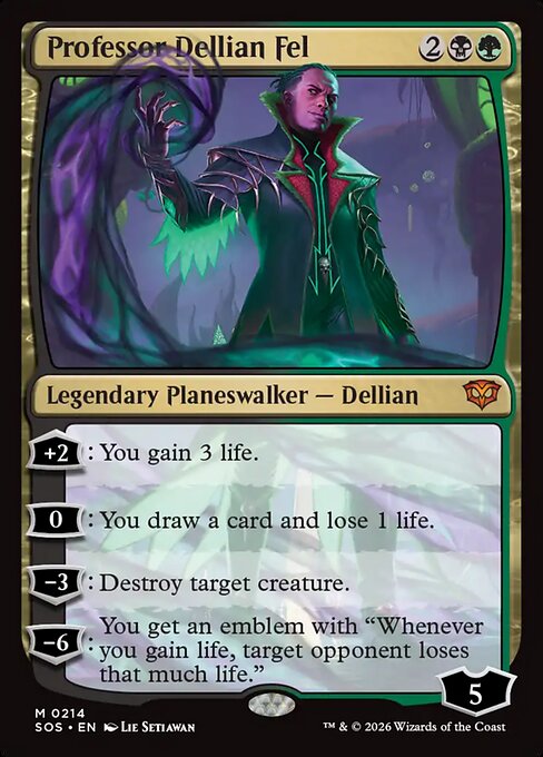 デリアン・フェル教授/Professor Dellian Fel [SOS][FOIL]
