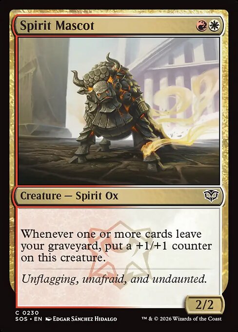 精霊のマスコット/Spirit Mascot [SOS][FOIL]