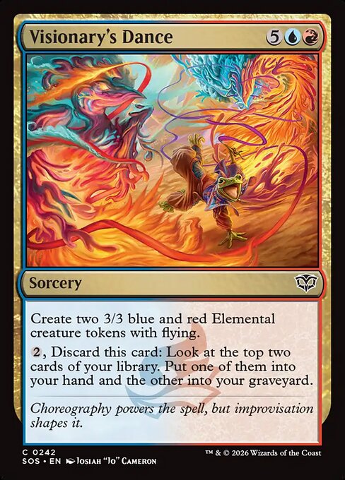 幻視家の舞/Visionary's Dance [SOS][FOIL]