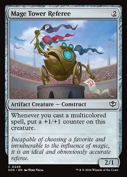メイジタワーの審判/Mage Tower Referee [SOS][FOIL]