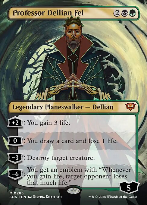 デリアン・フェル教授/Professor Dellian Fel [SOS-BF][ボーダーレス][FOIL]