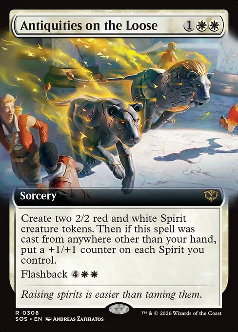 逃げ出した古美術品/Antiquities on the Loose [SOS-BF][拡張アート][FOIL]