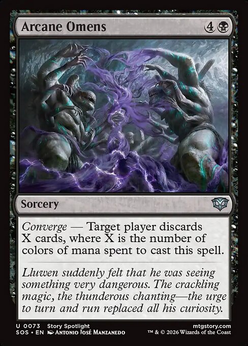 秘儀の前兆/Arcane Omens [SOS][FOIL]
