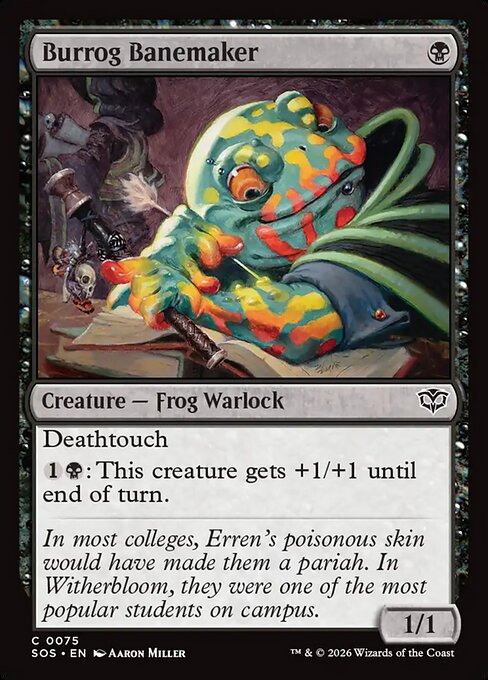 バロッグの毒作り/Burrog Banemaker [SOS][FOIL]