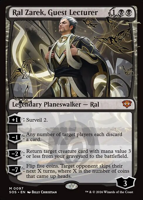客員講師、ラル・ザレック/Ral Zarek, Guest Lecturer [SOS]
