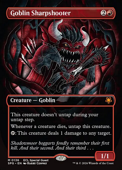 ゴブリンの名手/Goblin Sharpshooter [SPG][FOIL]
