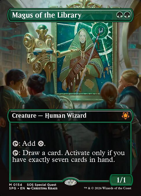 図書館の大魔術師/Magus of the Library [SPG][FOIL]