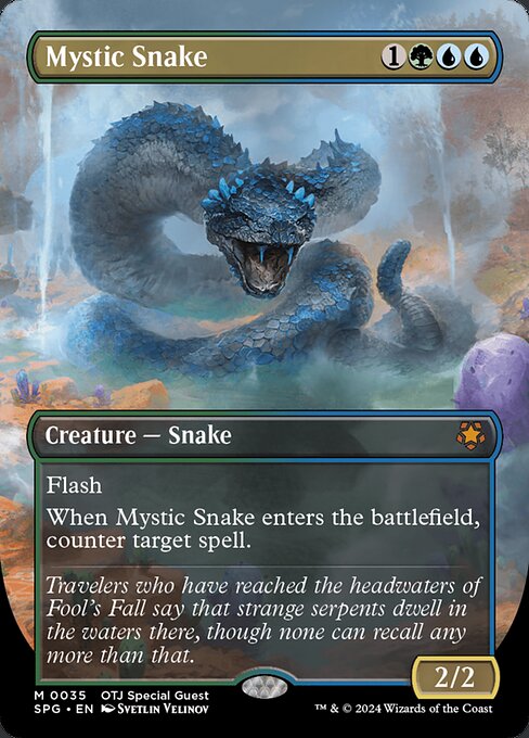 神秘の蛇/Mystic Snake [SPG][FOIL]