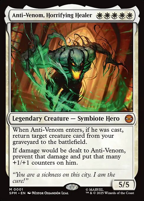 恐ろしき癒し手、アンチヴェノム/Anti-Venom, Horrifying Healer [SPM][FOIL]