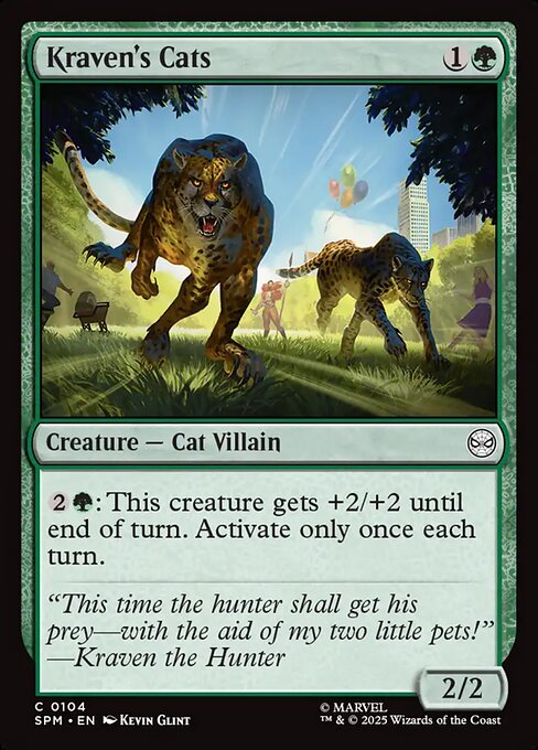 クレイヴンの大猫/Kraven's Cats [SPM]