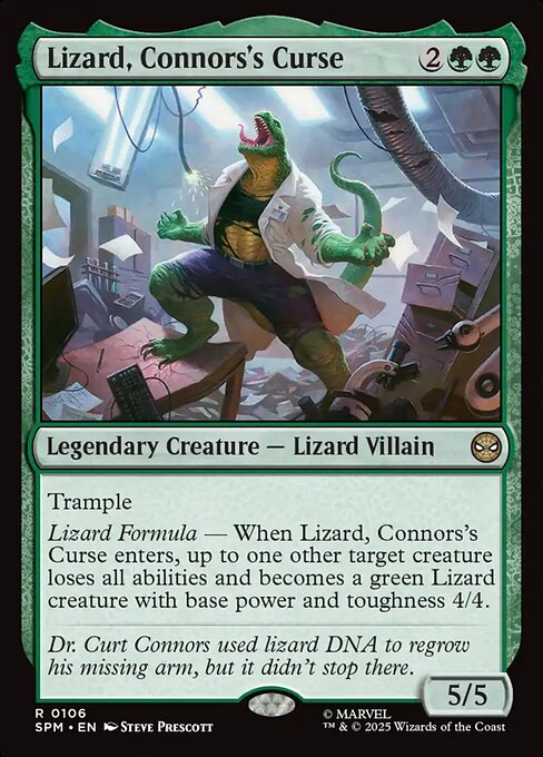 コナーズの呪い、リザード/Lizard, Connors's Curse [SPM][FOIL]