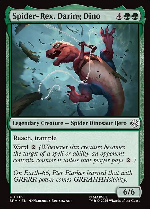 果敢な恐竜、スパイダーレックス/Spider-Rex, Daring Dino [SPM][FOIL]