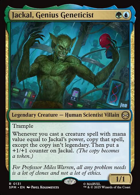 天才遺伝学者、ジャッカル/Jackal, Genius Geneticist [SPM][FOIL]