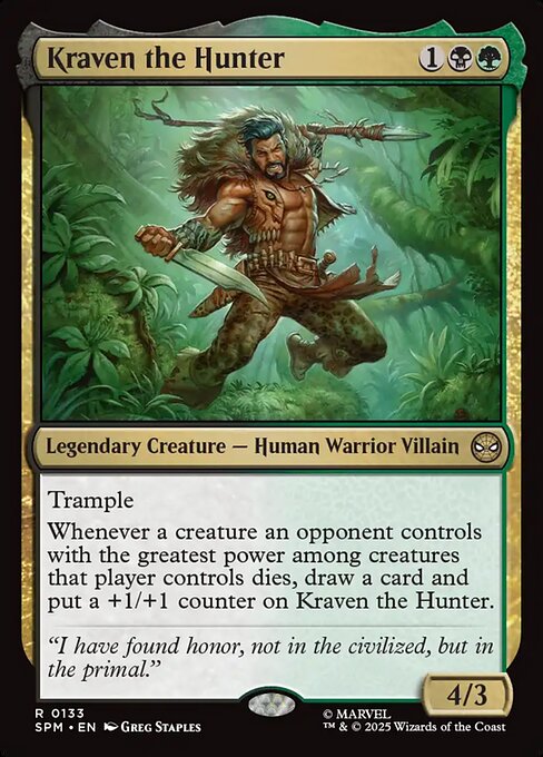 クレイヴン・ザ・ハンター/Kraven the Hunter [SPM][FOIL]