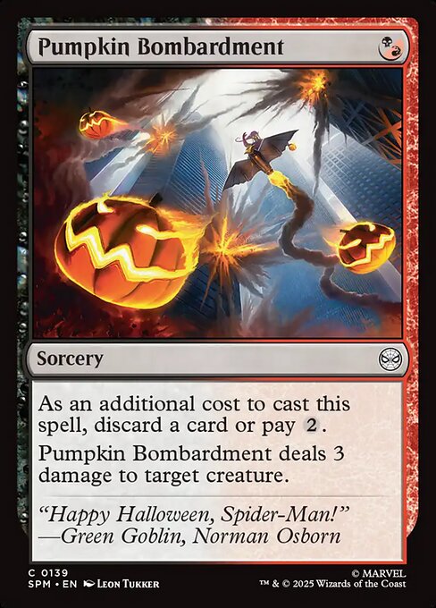 カボチャ爆撃/Pumpkin Bombardment [SPM][FOIL]