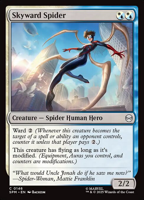 スカイワード・スパイダー/Skyward Spider [SPM][FOIL]
