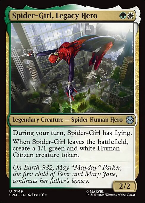 力受け継ぎしヒーロー、スパイダーガール/Spider-Girl, Legacy Hero [SPM]
