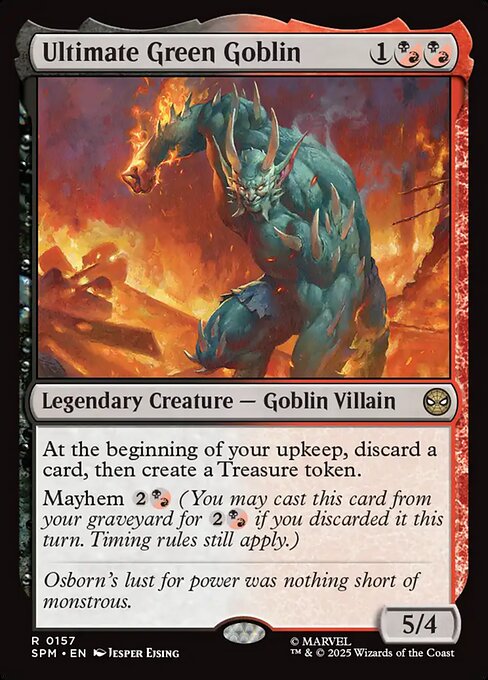 アルティメット・グリーンゴブリン/Ultimate Green Goblin [SPM][FOIL]