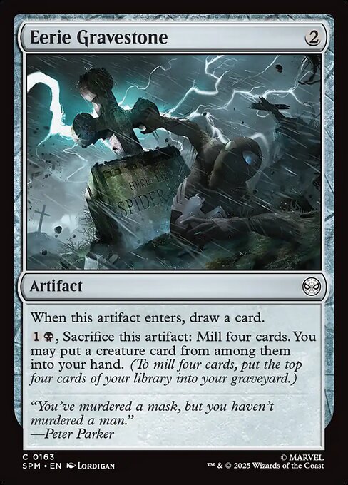 不気味な墓石/Eerie Gravestone [SPM][FOIL]