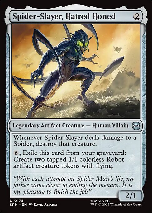 研ぎ澄まされた憎悪、スパイダー・スレイヤー/Spider-Slayer, Hatred Honed [SPM][FOIL]