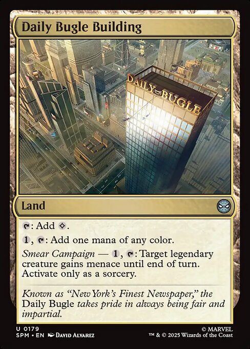 デイリー・ビューグル社ビル/Daily Bugle Building [SPM]