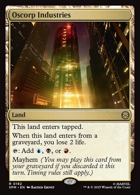 オズコープ社/Oscorp Industries [SPM][FOIL]