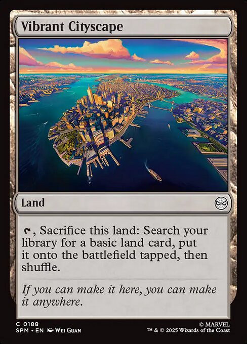にぎやかな都市の光景/Vibrant Cityscape [SPM][FOIL]