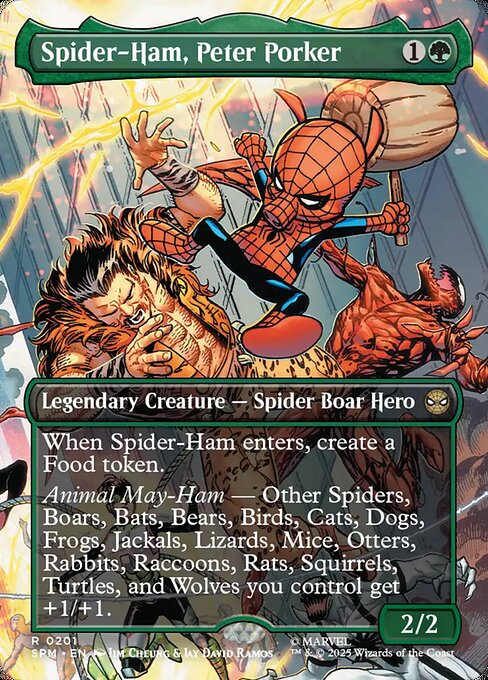 スパイダーハム、ピーター・ポーカー/Spider-Ham, Peter Porker [SPM-BF][ボーダーレス][FOIL]