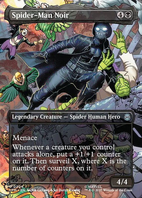 スパイダーマン・ノワール/Spider-Man Noir [SPM-BF][ボーダーレス][FOIL]