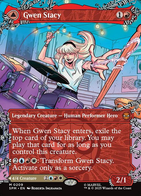 グウェン・ステイシー/Gwen Stacy - ゴースト・スパイダー/Ghost-Spider(209) [SPM-BF][ボーダーレス][FOIL]